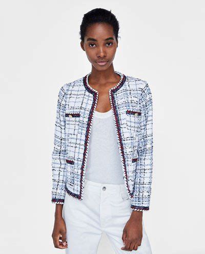 chanel like men jacket|chanel style jacket zara.